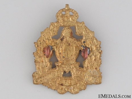 Le Regiment De Masionneuve Officers Cap Badge Reverse