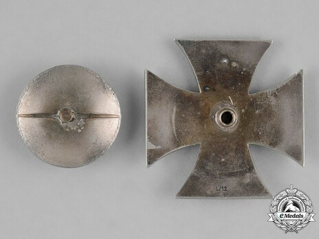 Iron Cross I Class, by C. E. Juncker (L/12, screwback) Reverse