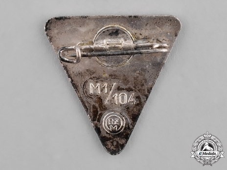 DAF 2nd Pattern Betriebsgemeinschaft Orts-Sachbearbeiterin Lapel Badge Reverse