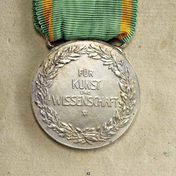Medal for Art and Science in Silver, Type III Reverse