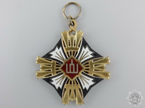 Order of Gediminas, Type II, I Class Cross Obverse
