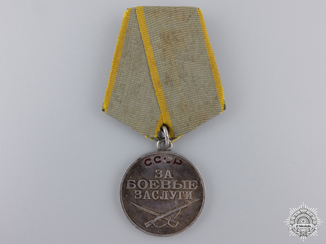 Medal for Combat Service Silver Medal (Variation II) Obverse 