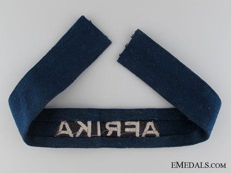 Luftwaffe Afrika (Formation) Cuff Title (NCO/EM version) Reverse