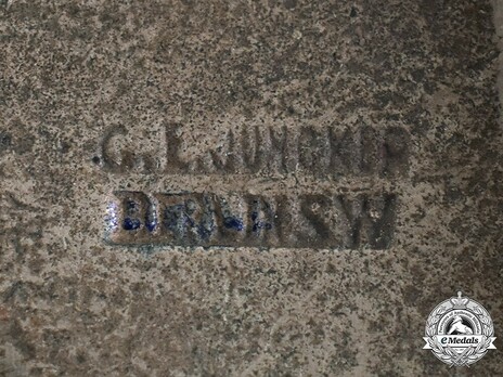 Observer Badge, by C. E. Juncker (in nickel silver) Detail
