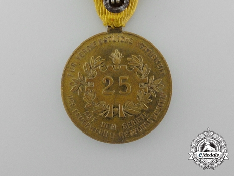 in Bronze (for 25 years) Obverse