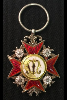 Order of Charity, Type I, III Class Cross Reverse