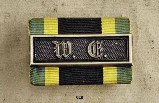 Military Long Service Decoration, Type III, III Class Bar for 9 Years Obverse