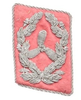 Luftwaffe Engineer Corps Oberstleutnant Collar Tabs (1935-1940 version) Obverse