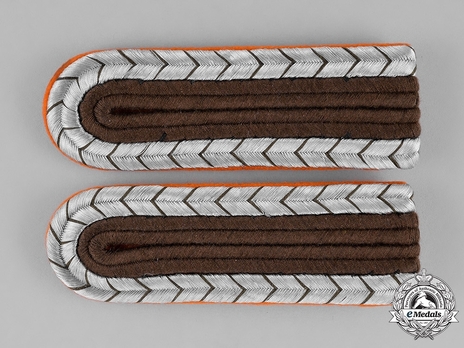 German Rural Police Oberwachtmeister Type I Shoulder Boards Obverse