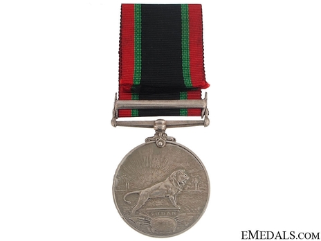 Silver Medal (with "S. KORDOFAN 1910" clasp, with "1328" date) Reverse