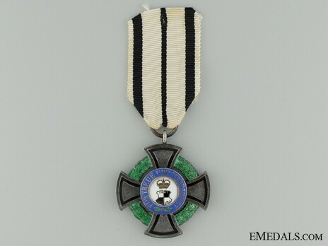 House Order of Hohenzollern, Type II, Civil Division, III Class Honour Cross Obverse