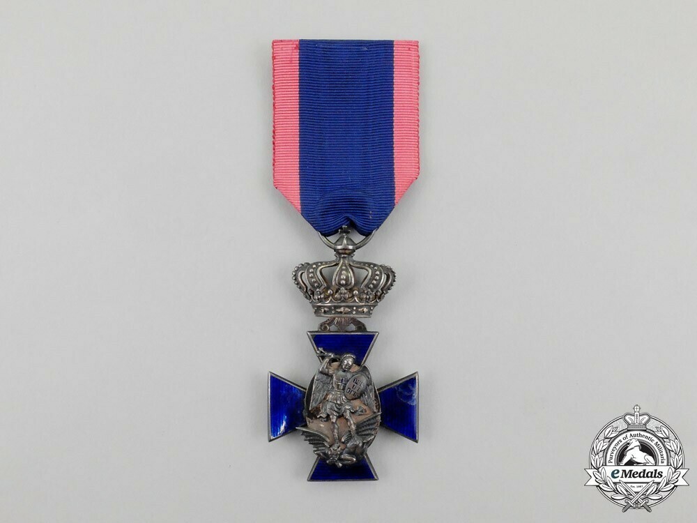 Royal+order+of+merit+of+st.+michael%2c+iv+class+cross+%28with+crown%29+1