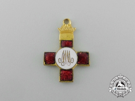 Miniature 1st Class Cross (bronze gilt) Reverse