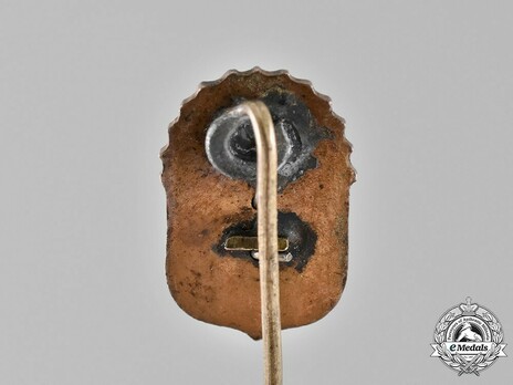 Miniature Order of Vitezi, Badge (with silver sword) Reverse