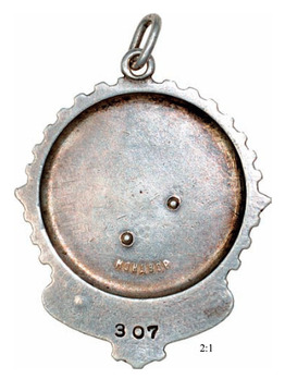 Order of the Red Banner Circular Medal Reverse