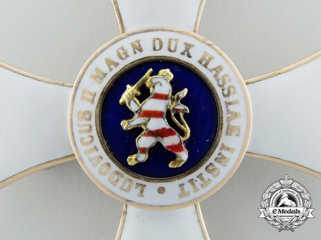 Order of Philip the Magnanimous, Type II, I Class Knight's Cross (in gold) Reverse Detail