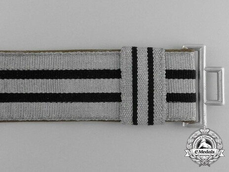 HJ Officer Lower Leader Brocade Belt Strap Obverse