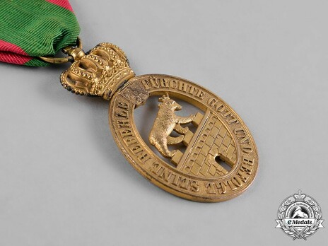 Order of Albert the Bear, I Class Knight (with crown, in bronze gilt) Reverse