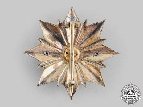 Order of the Flag of the Hungarian People's Republic, IV Class Reverse