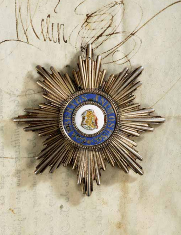 Albert+order%2c+type+ii%2c+civil+division%2c+golden+grand+cross+breast+star+%28in+silver%2c+1883 1918%29