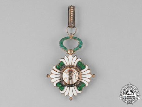Order of the Yugoslav Crown, Grand Officer's Cross Reverse