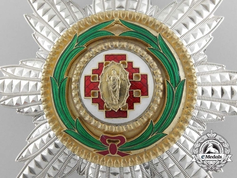 Equestrian Order of Merit of the Holy Sepulcher of Jerusalem (Type II) Collar Breast Star Obverse Detail