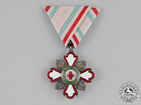 Order for Incentive to Humanity (Red Cross), II Class (for Men) Obverse
