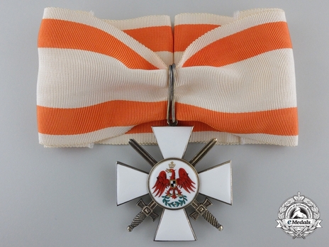 Order of the Red Eagle, Type V, Military Division, II Class Cross (in silver gilt) Obverse