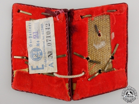 NSDAP Haupt-Einsatzleiter Type IV Gau Level Collar Tabs Reverse