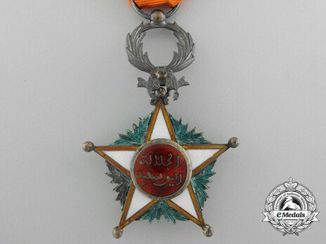 Order of Ouissan Alaouite, Type II, II Class Grand Officer Neck Badge Obverse