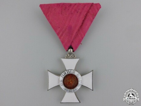 Order of St. Alexander, Type I, V Class Knight Obverse