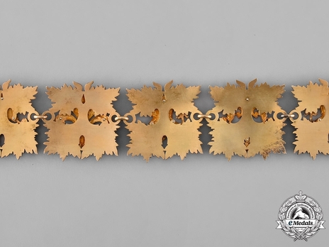 Order of Saints Cyril and Methodius, Grand Collar (in silver gilt) Reverse 