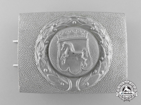 Firefighters Regional Enlisted Ranks Belt Buckle (Hanover version) Obverse