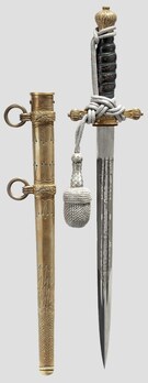 German Water Protection Police Dagger (by P. Weyersberg) Obverse