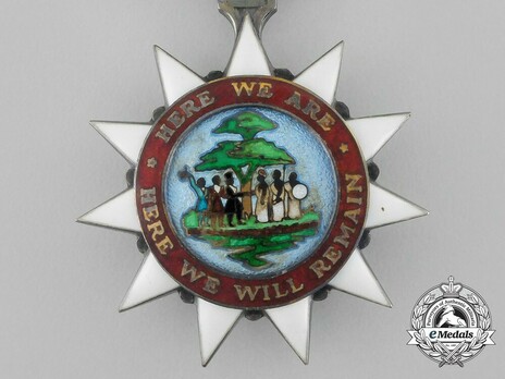 Order of the Pioneers of Liberia, Knight Obverse