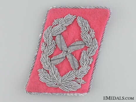 Luftwaffe Engineer Corps Oberst Collar Tabs (1935-1940 version) Obverse