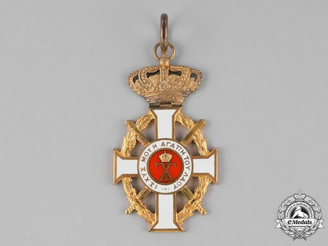 Royal Order of George I, Military Division, Commander Obverse