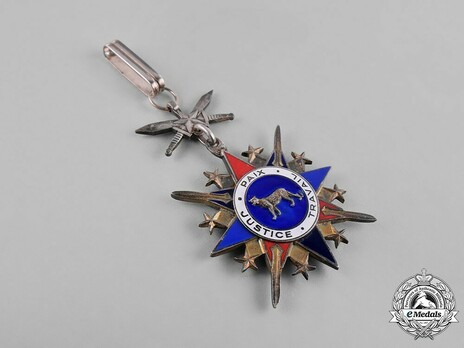 National Order of the Leopard, Military Division, Commander (1966-1977, 1997-) Obverse