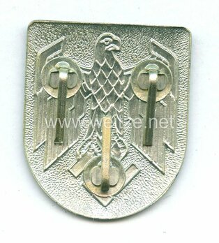 Afrikakorps Kriegsmarine Wehrmacht Eagle Shield Decal (Administrative version) Reverse