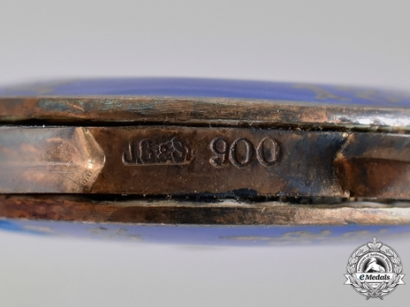 Order of the Crown, Civil Division, Type II, III Class Cross (with jubilee number, in silver gilt) Stamp