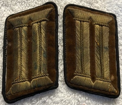 NSDAP Kreisleiter Type III Kreis Level Collar Tabs Obverse