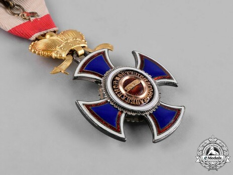 Order of Danilo I (Merit for the Independence), Type IV, IV Class, Officer Reverse