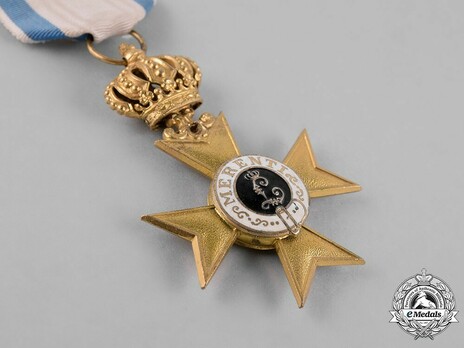 Order of Military Merit, I Class Military Merit Cross (with crown) Reverse