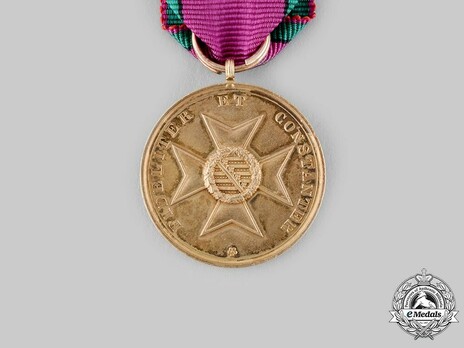 Saxe-Altenburg House Order Medals of Merit, Type III, Civil Division, in Gold Reverse