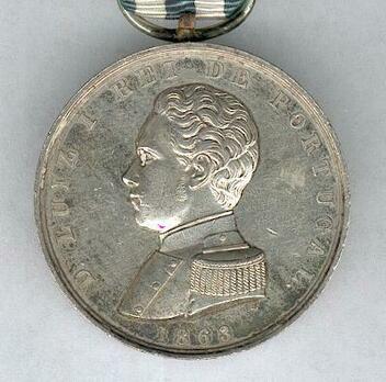 Silver Medal (for 15 Years, 1863-1911) Obverse