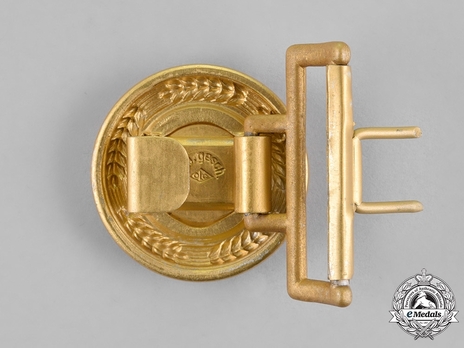 RAD General's Belt Buckle (aluminum version) Reverse