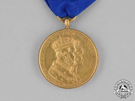 Coronation Medal, 1861 (stamped, in bronze gilt) Obverse