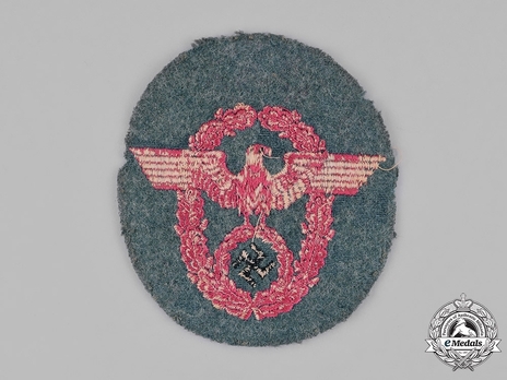Firefighters Enlisted Ranks Green Uniform Volunteers Sleeve Eagle Reverse