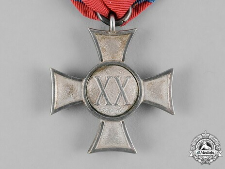 Reserve Long Service Decoration, Type I, I Class Cross Reverse