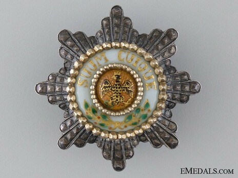 Order of the Red Eagle, Type III, I Class Breast Star (Waterloo variant) Obverse